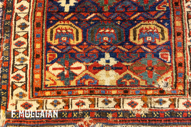 Small Antique Persian Kurdo Rug n°:20865339